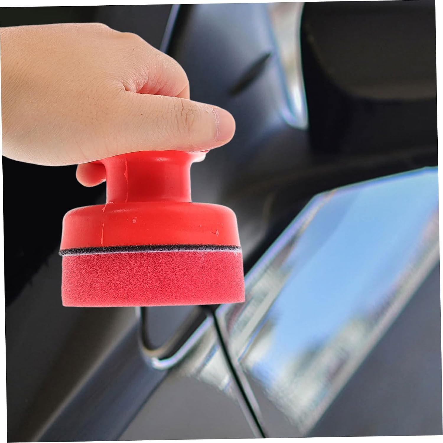 Ciieeo Sided Hand-Hold Polished Sponge for Car Waxing Buffing Pads Polisher Pads Dish Sponge Polishing