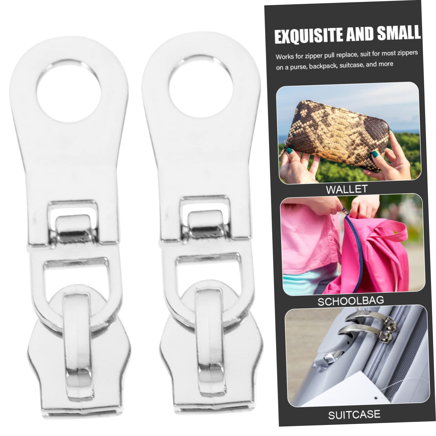 DIYEAH 40pièces De Remplacement Pour Fermetures Accessoires De Vêtements Et Réparation De Zip Pour Manteaux Et Bagages Et