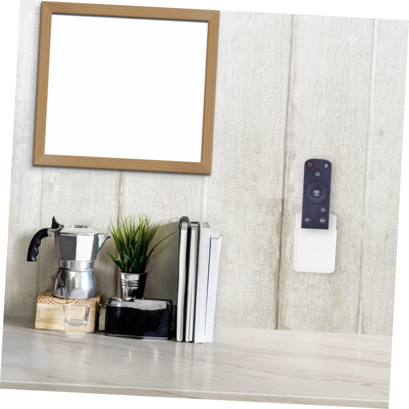 Veemoon 2 Series Colgador De Control Remoto Poseedor Montado Llave Soporte De Control Remoto De Montaje En La Pared Soporte De Pared De Soporte Remoto De Ca El Plastico 4 Piezas*2