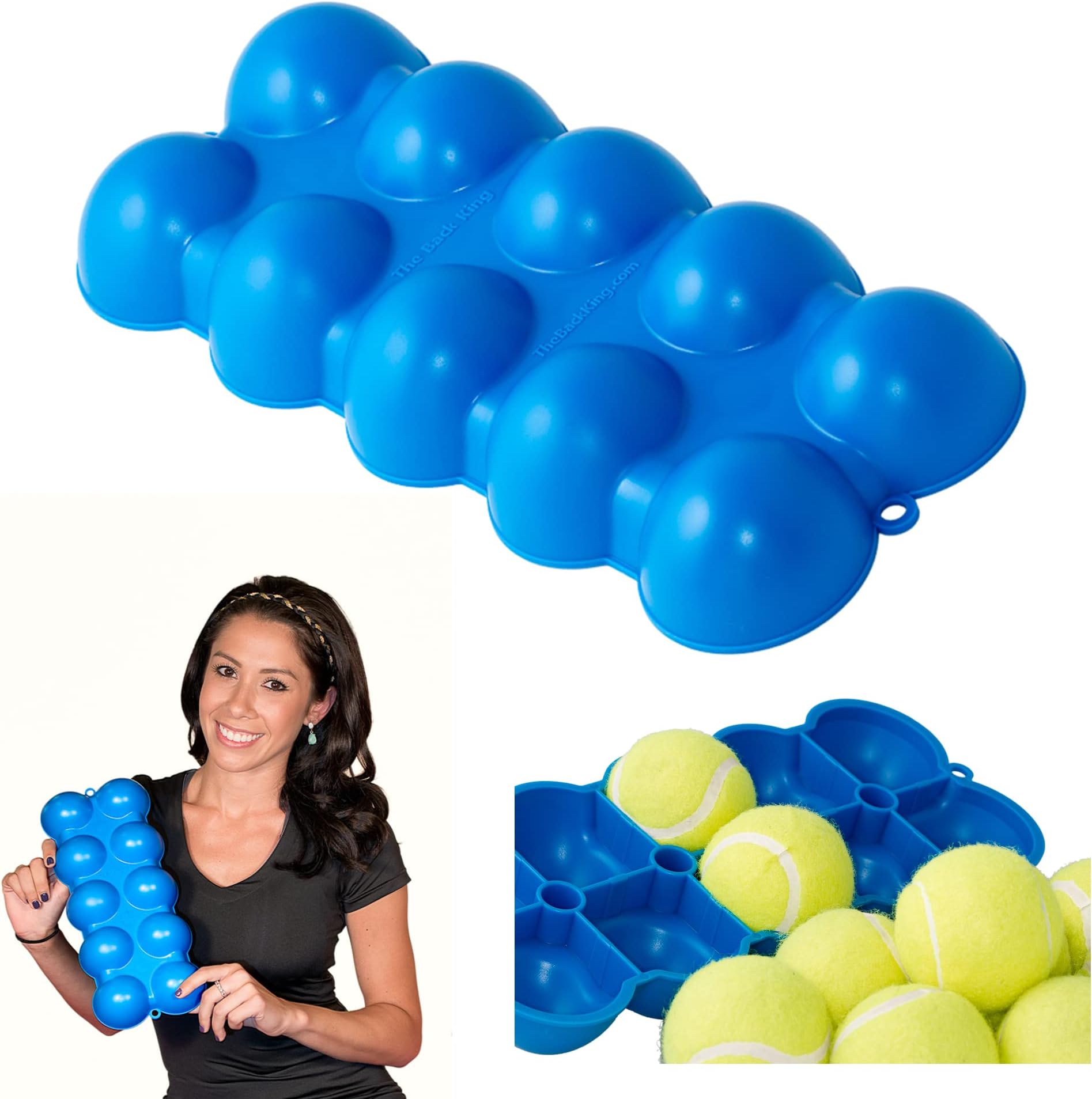 SuperFit Therapy The Back King - Two-Sided Self-Massage Tool with a Mild Arch for Back Pain, Neck Pain, Hip Pain - Improve Posture and Release Muscle Tension