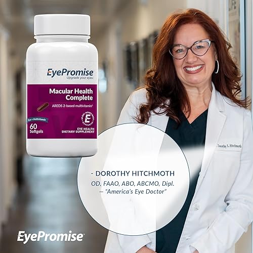 Miniatura 2 de EyePromise Macular Health Complete | 2 multivitaminas de cápsulas blandas con soporte completo para el cuidado de los ojos | 10 mg de luteína y