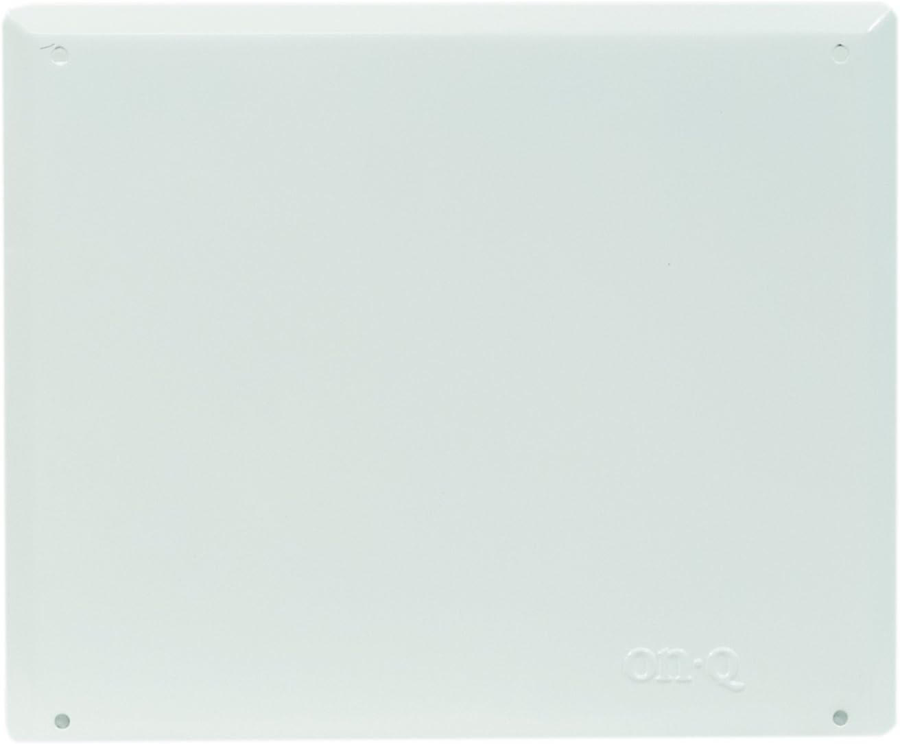 Legrand - OnQ Legrand-On-Q EN1200 12Inch Structured Wiring System with ScrewOn 20 Gauge CRS Enclosure with Screw-On Cover, 12 inch, Glossy White
