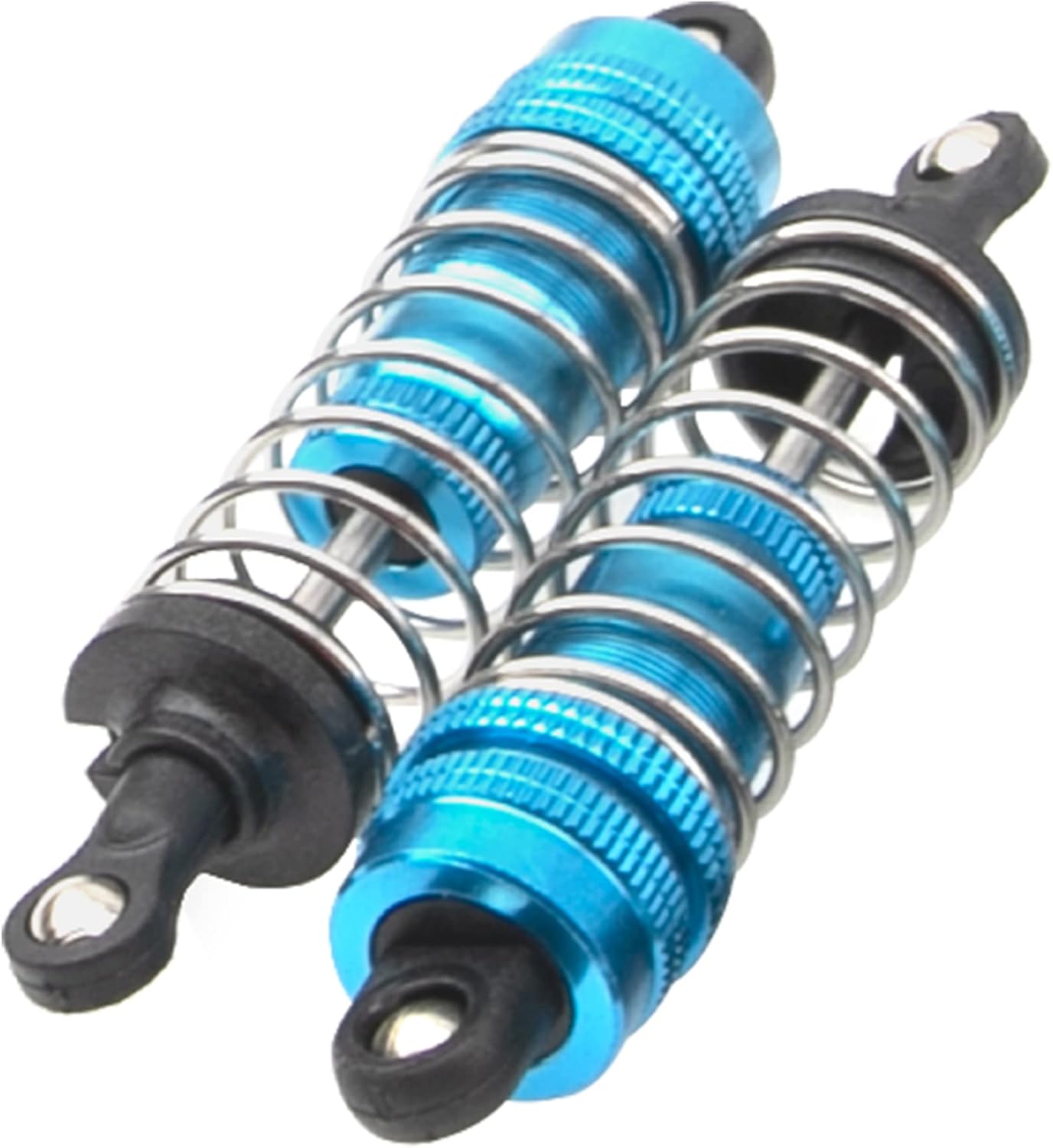 4Pack Vgoohobby 144001 Shock Absorber Damper Suspension Shocks Upgrade Parts Compatible with WLtoys 144001 124018 124019 1/14 RC Car Buggy (Blue)