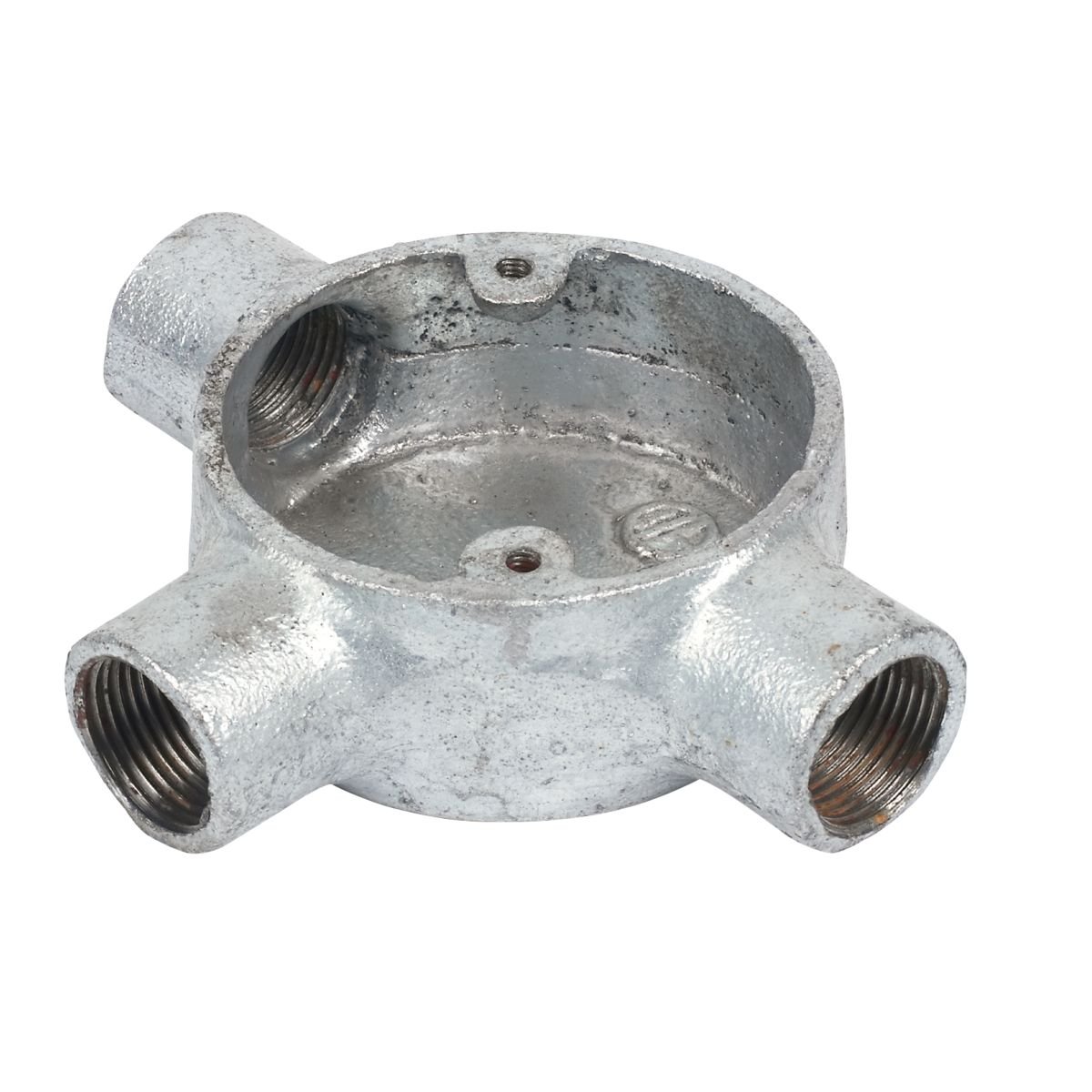 20mm 3 Way Galvanised Conduit Box