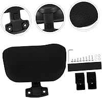 Vista 8 de Silla ergonómica para computadora, soporte lumbar, cojín grande y alto, altura ajustable, reposacabezas para oficina