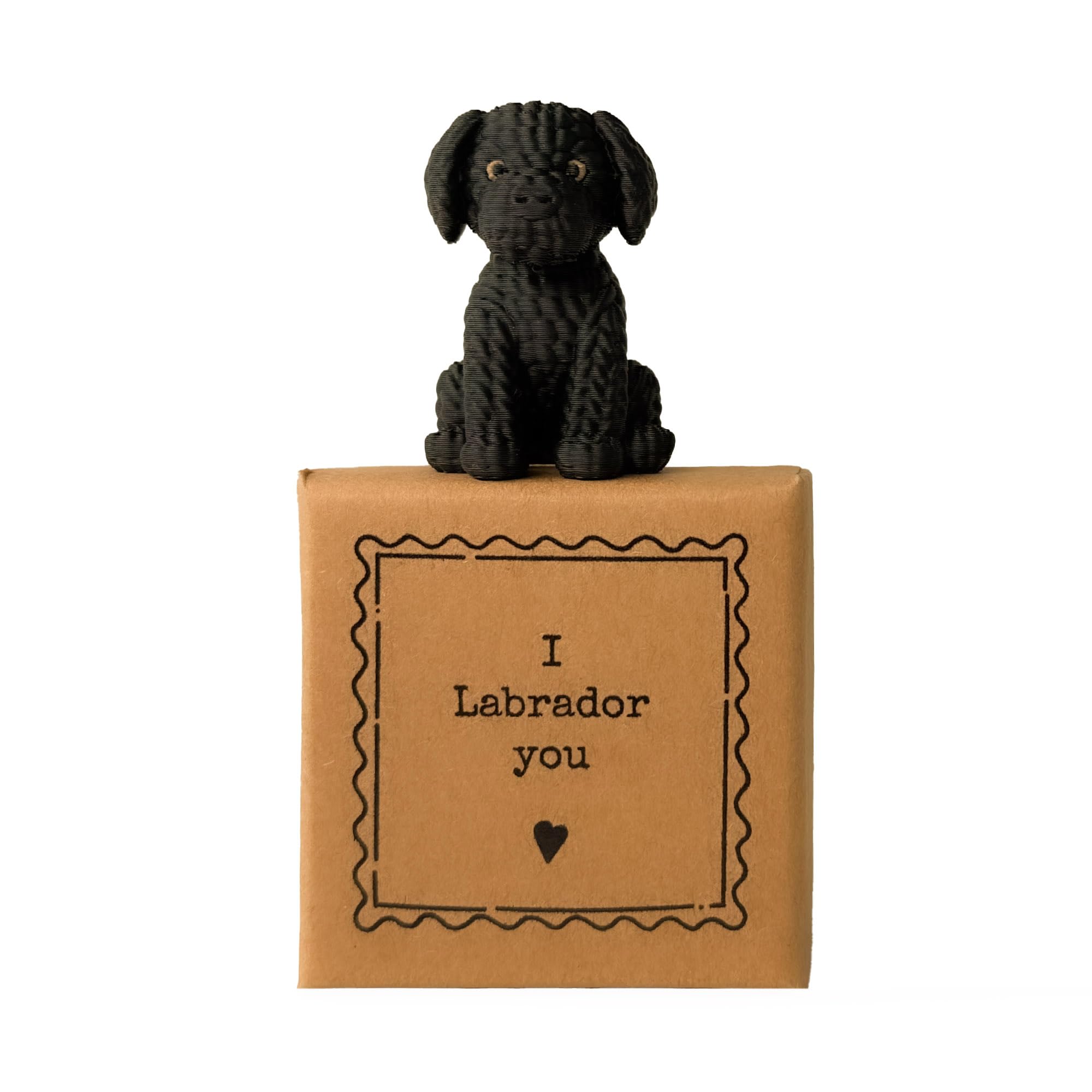 Image Industry I Labrador You – Tiny Little Gifts – Labrador Keepsake in Small Gift Box – Sentimental Style Gift for Dog Lovers, Best Friend or Loved One (Black)