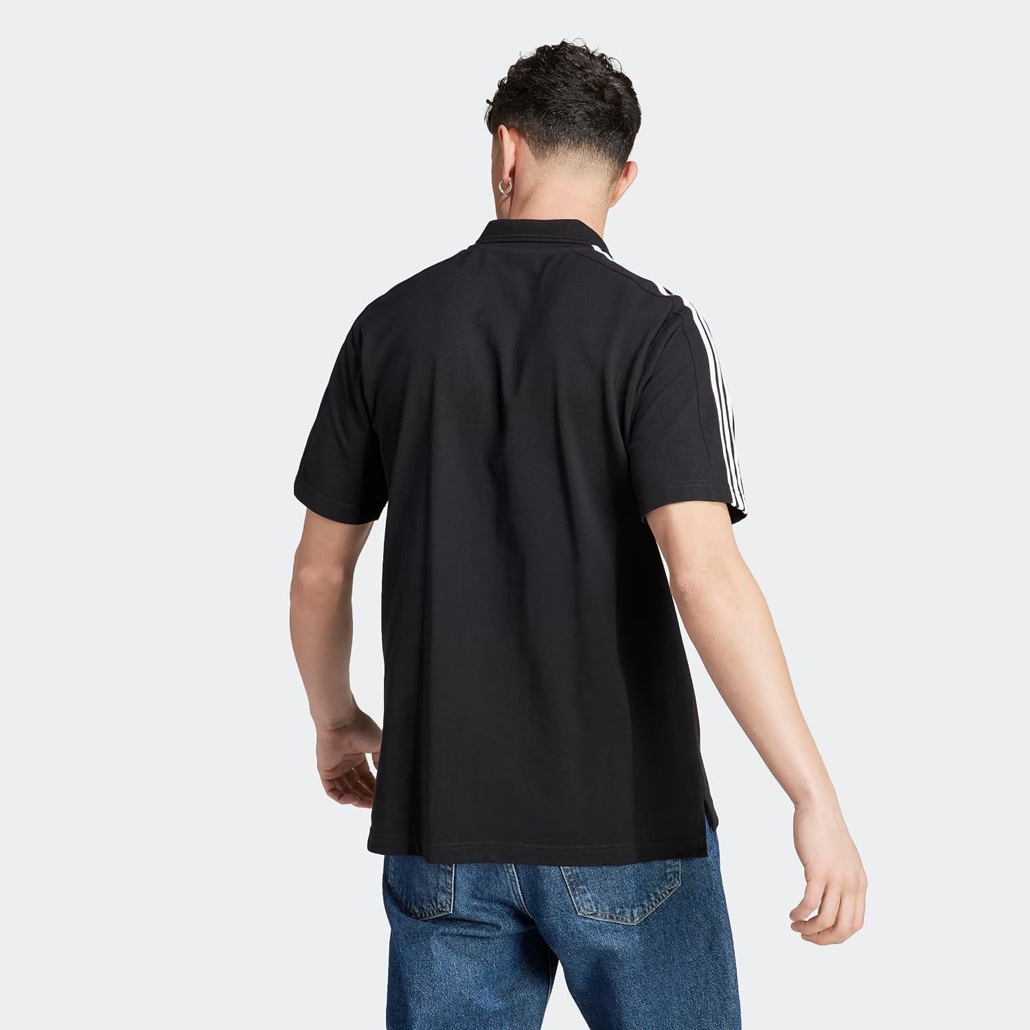adidas Essentials Piqué Embroidered Small Logo 3-Stripes Polo Shirt Polo Shirt Men's (Pack of 1)