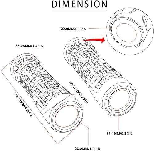 Miniatura 2 de Empuñaduras de manillar de motocicleta para Yamaha XJ6 N S 1995 1996 1997 1998 1999 2000 2001 2002 2003 CNC Moto Racing Grips mango de motocicleta y