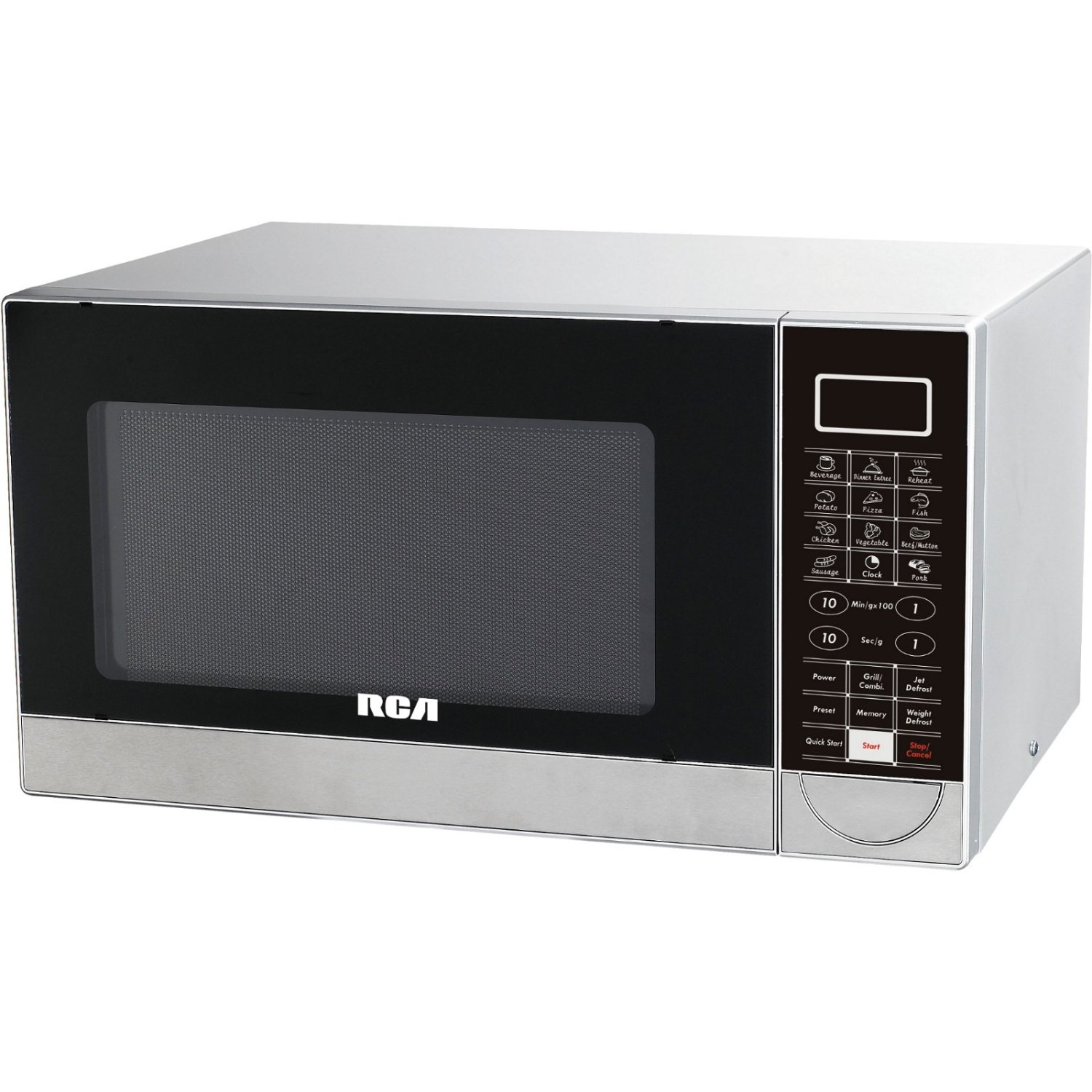RCA RMW1182 Microwave and Grill, 1.1 Cubic Feet, Stainless Steel