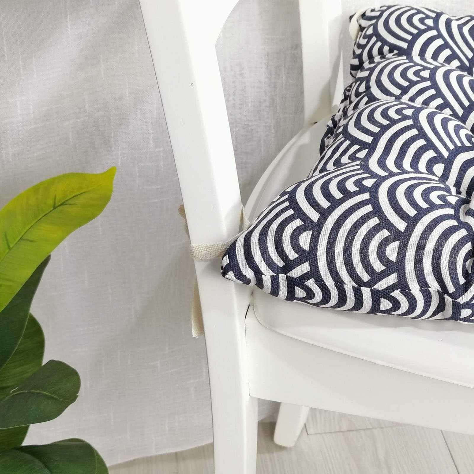 Dickes Baumwoll-Lesekissen, bequemes und Yoga-Kissen, Midi- und verdicktes Sitzkissen für Esszimmer, Küche, Terrasse, Sofa, perfekt für Entspannung