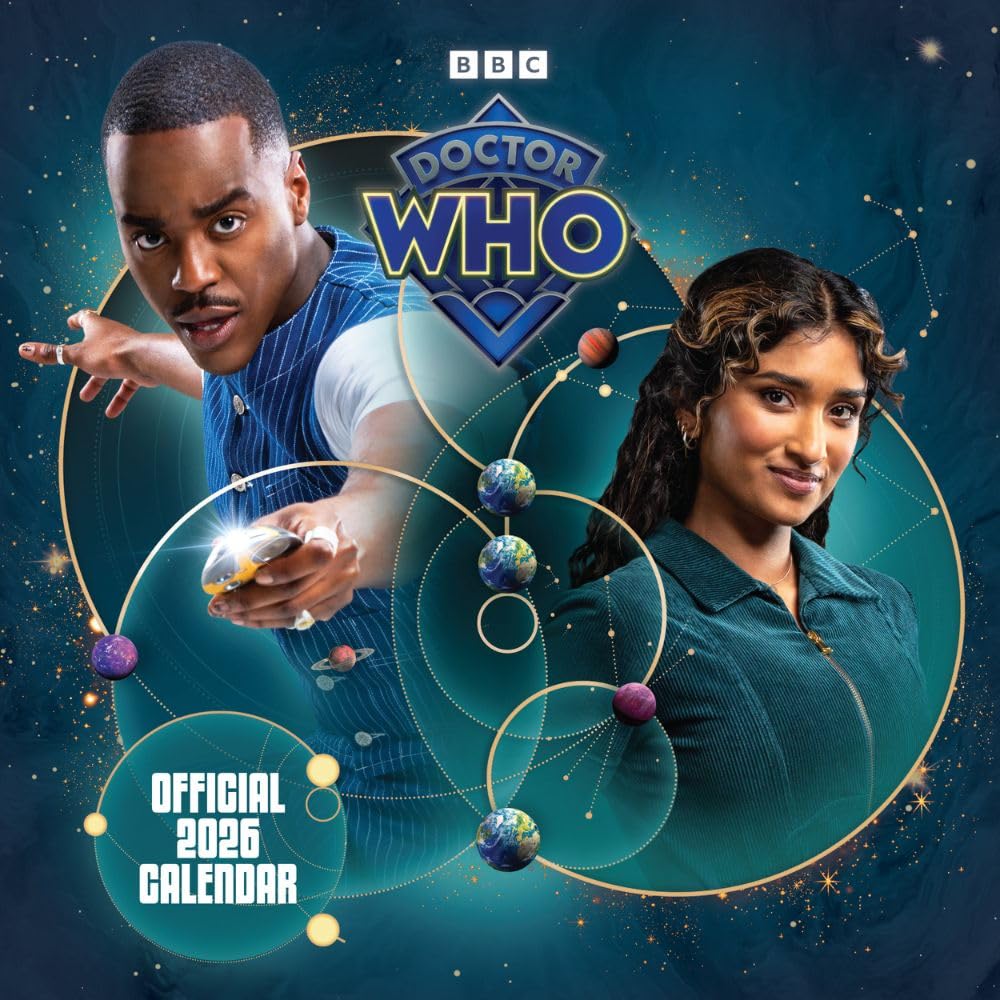 Doctor Who Calendar 2026, Wall Calendars, Month To View, Entertainment, Gift
