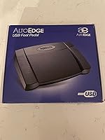 AltoEdge USB Transcription Foot Pedal - Works with Free Express Scribe, Ergonomic for All-Day Comfort