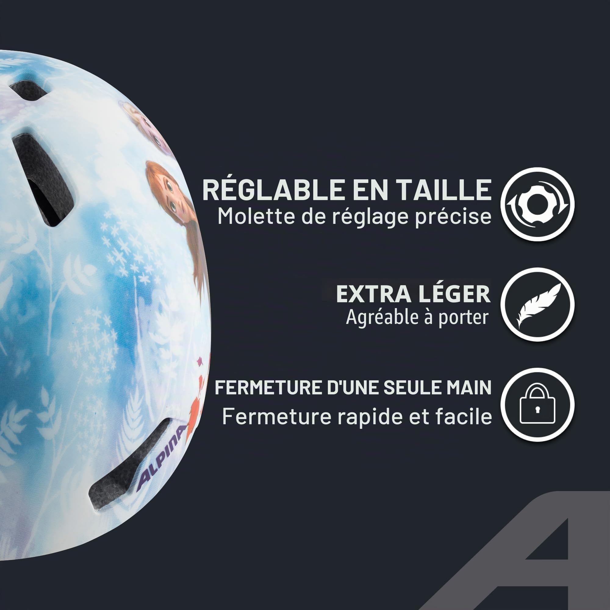 ALPINA Hackney Disney Helm 2022 Frozen II