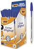 BIC Cristal Original Ballpoint Pen Medium Point (1.0mm) Blue Ink (Pack of 50)