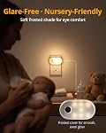 Lyridz Capteur de mouvement Lumière de nuit, Supérieure 1-120LM Lampe de nuit rechargeable Smart Warm White LED Lumière avec Luminosité ajustable Stepless pour Chambre, Cuisine, Escaliers, Hallway, paquet de 6