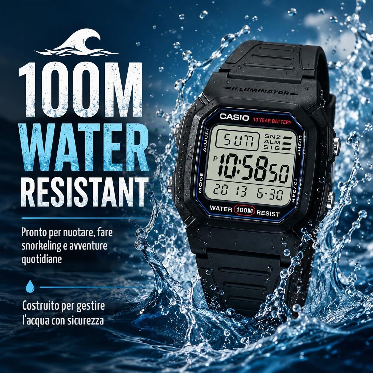 Casio W-800H-1AVCF