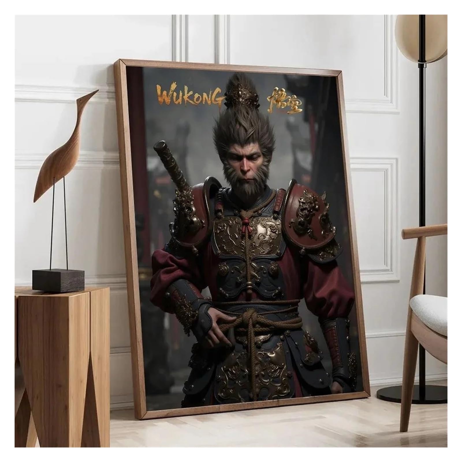 Toile Black Myth Wukong affiche de décoration murale moderne pour sublimer votre café ou salon