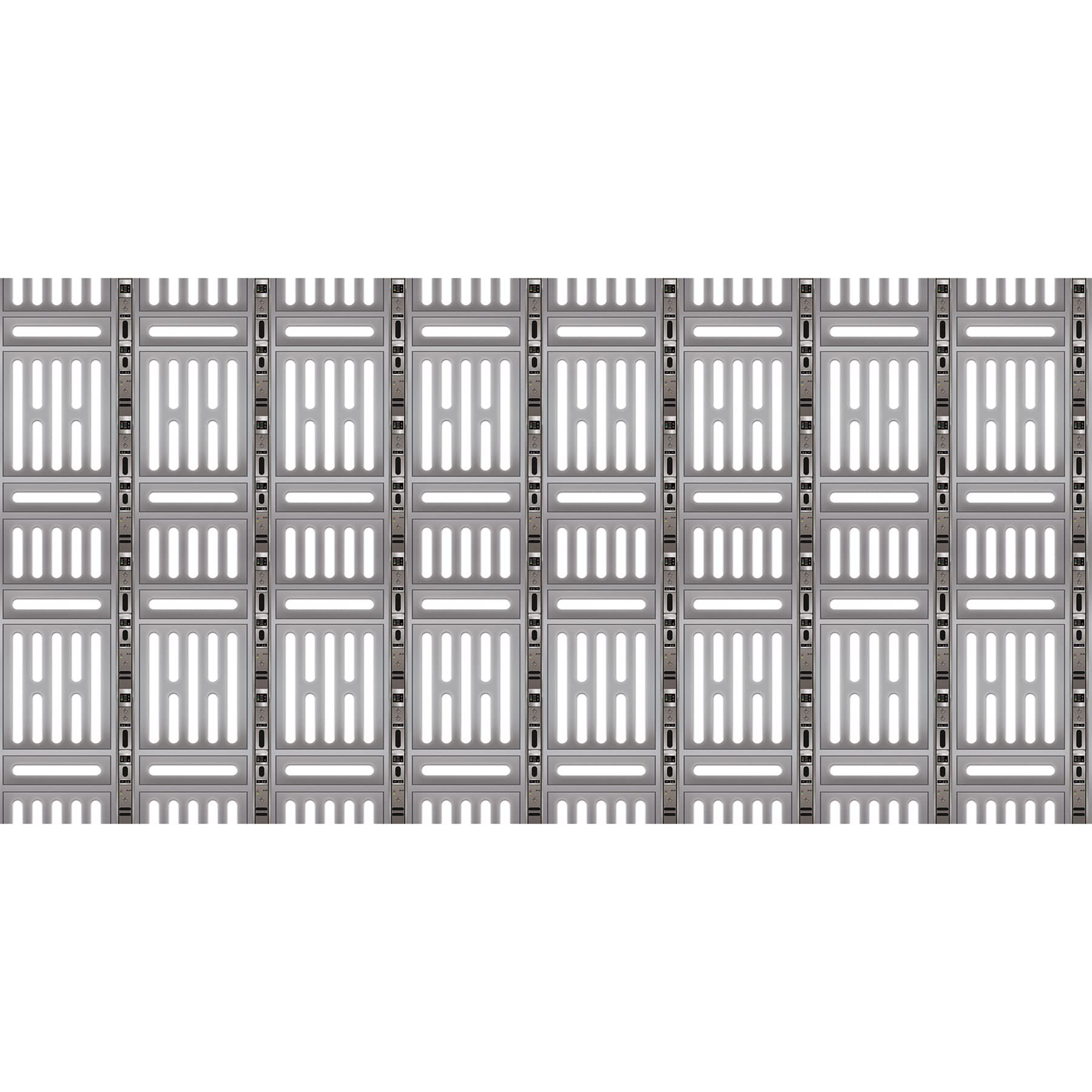 Beistle Party Supplies Space Station Backdrop, 4' x 30', Gray/Black/White