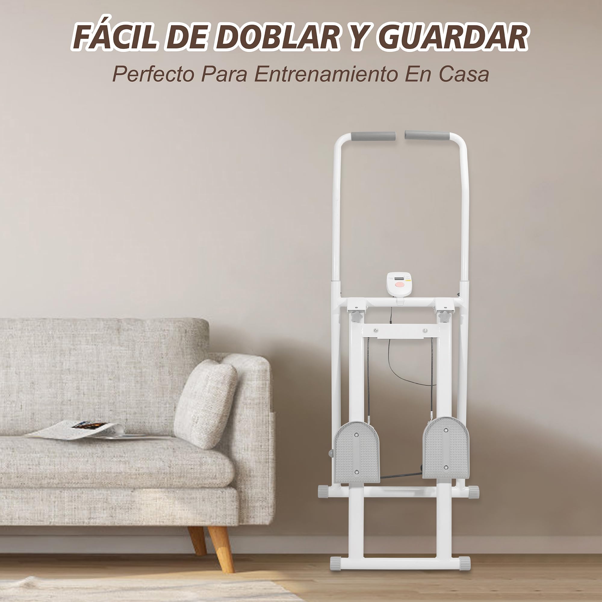 Escalador de escalones para el hogar: Mejora del Entrenador de Escalada Vertical como máquina de Entrenamiento para Ejercicios de Cuerpo Completo
