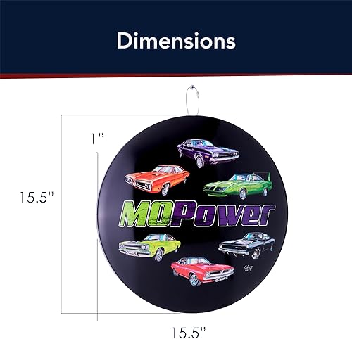 Miniatura 55 de American Art Decor Letrero de metal con forma de cúpula – Decoración retro de habitación para bar, cueva de hombre, garaje, sala de juegos, Corona