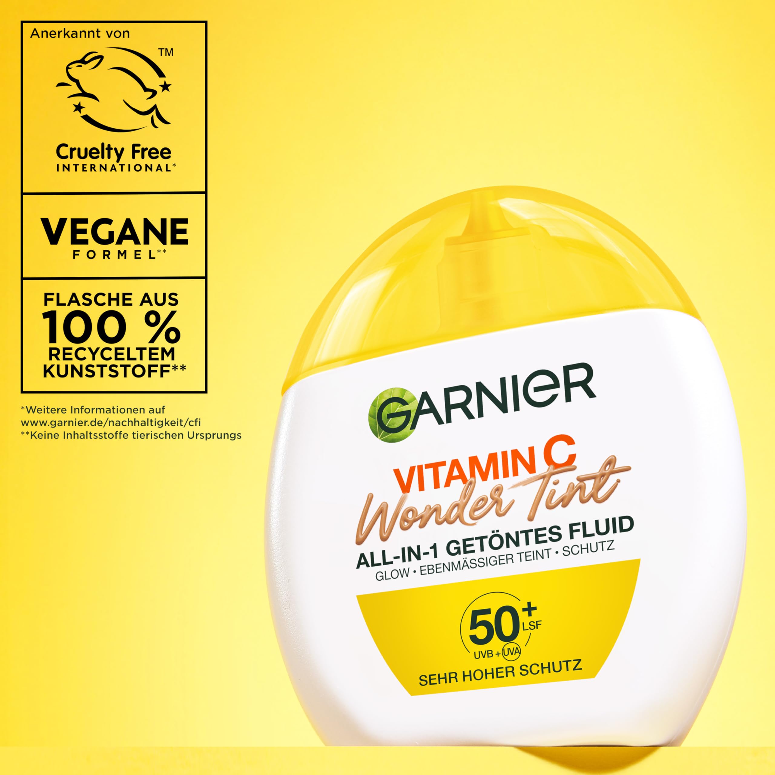 Garnier Witamina C Wonder Tint All-In-1 przyciemniany płyn