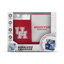 SOAR NCAA Wireless Cell Phone Charger and Desktop Organizer, Houston Cougars