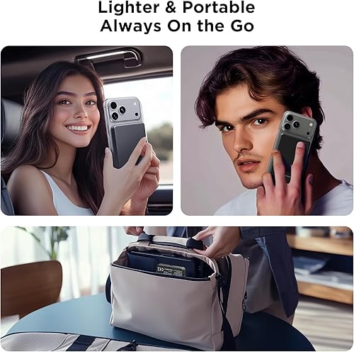 Miniatura 9 de Cargador inalámbrico 5 en 1 estación de carga magnética con banco de energía portátil para múltiples dispositivos AppleSamsung para Apple Watch