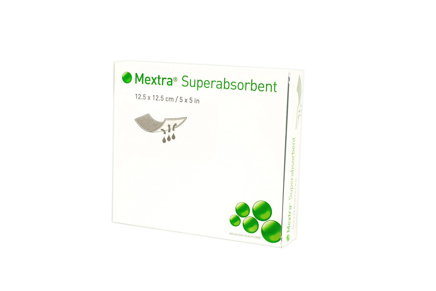 Mextra - 610000 Superabsorbent 5" x 5" (12.5x12.5 cm) - Box of 10