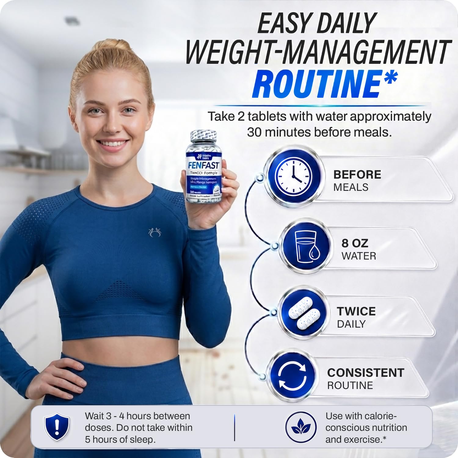 Diet Pills for Women & Men | Energy, Focus & Weight Support, 120 Tablets — Amazon image 9