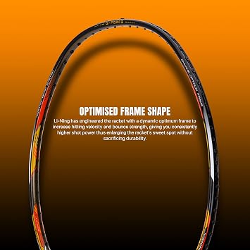Li-Ning G-Force X5 Carbon Fibre Badminton Racket with Free Full Cover(82 Grams, 28 Lbs)