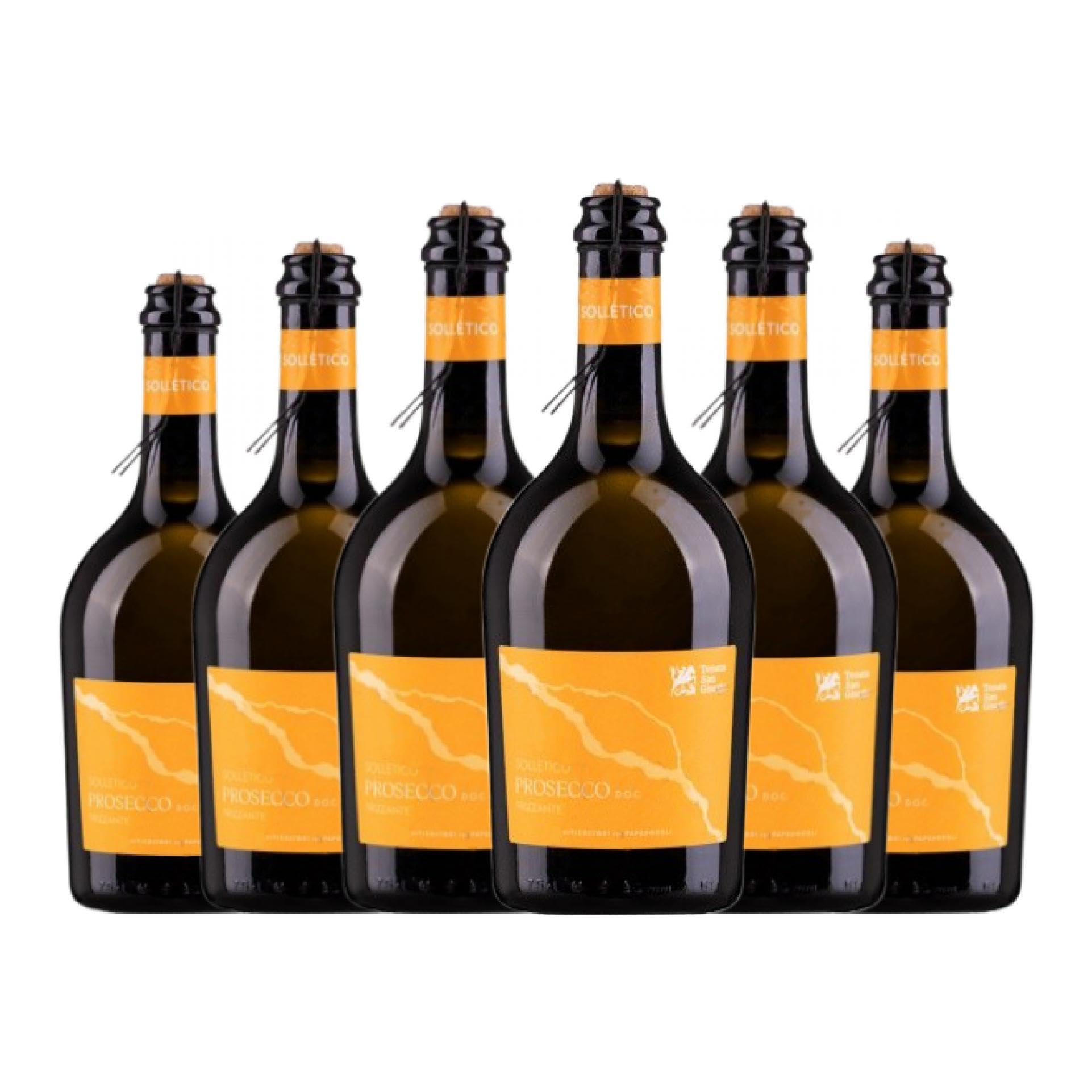 Tenuta San Giorgio Solletico Frizzante Seco Prosecco 75 cl Espumoso blanco (Caja de 6 Botellas de 75 cl)