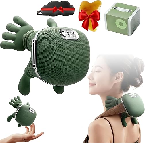 Siasoo Neck Massager With Hands,Equipped with upgraded display screenSiaasoo Massage Master For Shoulder,Neck,Leg Massager (green) - Green