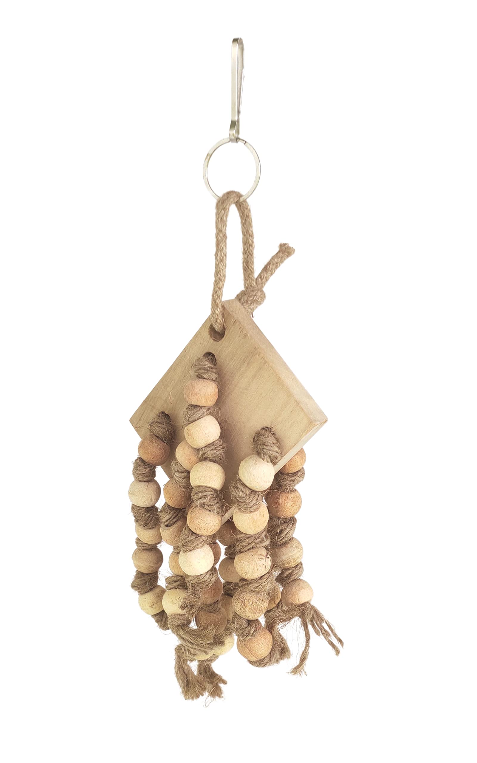 KSK Bird Natural Wood Chew Toy?1-Pcs Parrot Hanging Wooden Blocks Cage Grinding Bead Toy for Budgies Parakeet Cockatiel Conure Lovebirds.(12inCH) (B07HQNZXS8) Amazon Price History, Amazon Price Tracker