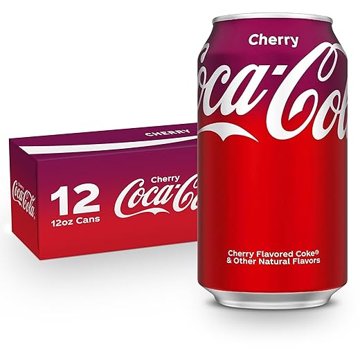 Coca-Cola Cherry Coke Soda, 12 Fl Oz (pack of 12)