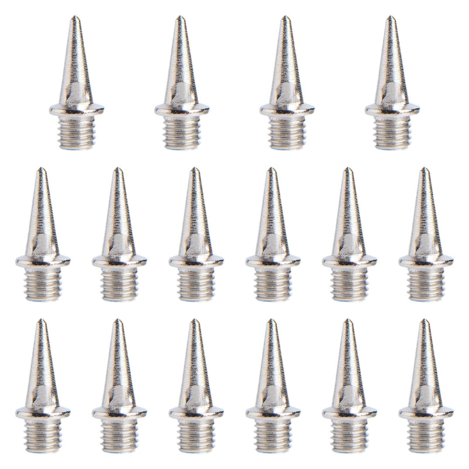 Colcolo 16 Pezzi chiodi per scarpe chiodate 12 mm, Chiodi Sostitutivi Per Scarpe Da Corsa, Tacchetti da Calcio per Pista e Campo Acciaio Pratici Chiodi di Ricambio per Trekking Sprint Allenamento