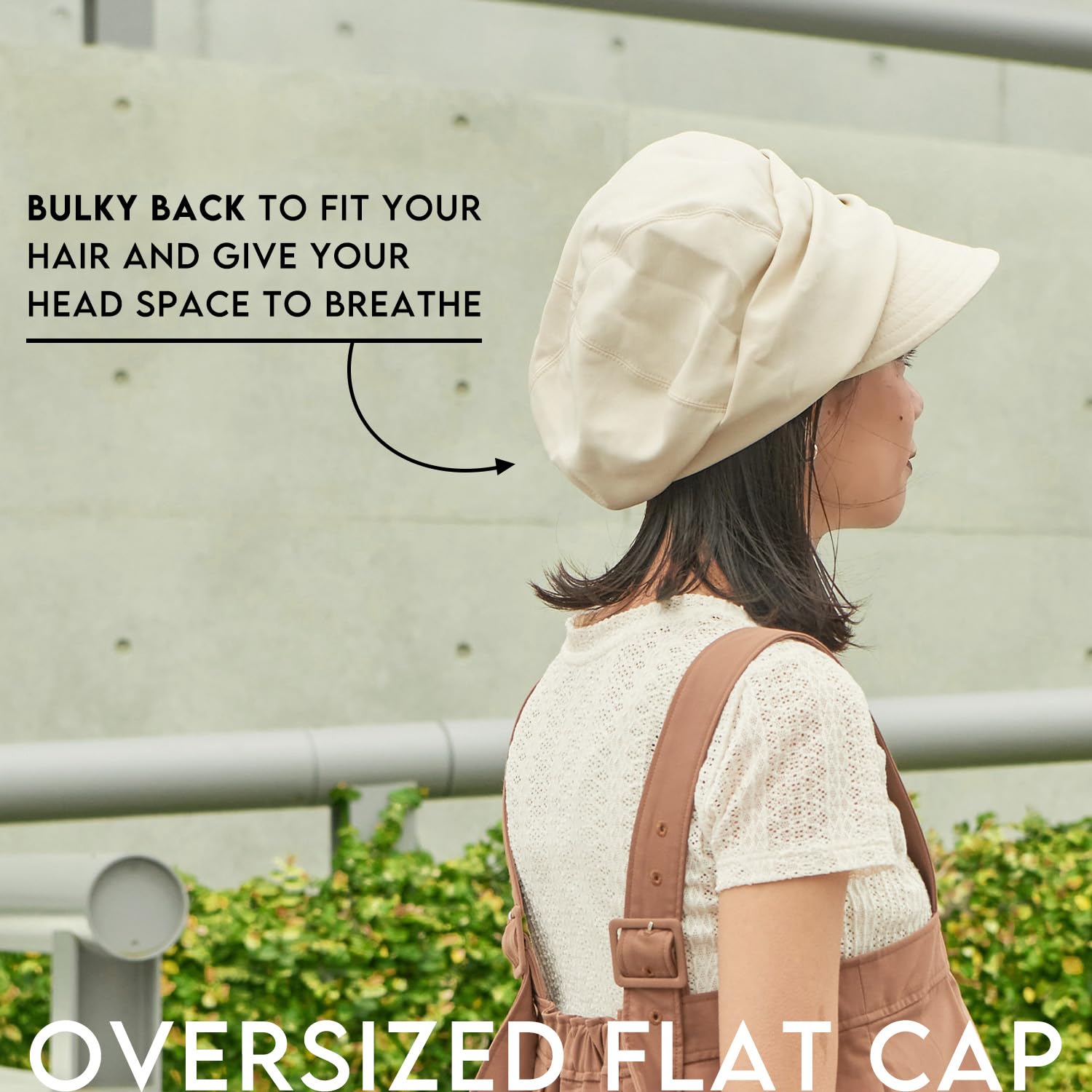 CHARM Organic Cotton Sun Hat for Women - Summer Spring Folding Visor for UV Protection, Chemo and Sensitive Skin