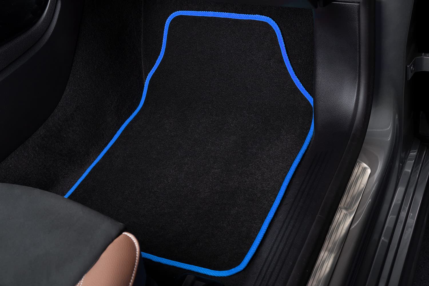 COLINOO 4 Pcs Car Floor Mats All Weather Universal Fit Car Mats Full Set for Car SUV Van — view 3