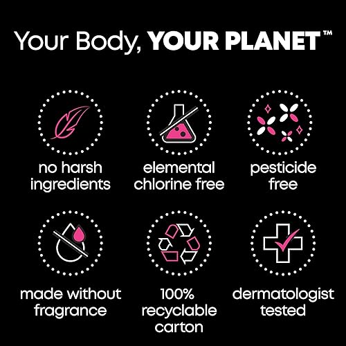 Miniatura 7 de U by Kotex Balance Daily Wrapped Tanga Panty Liners, absorción de luz, longitud regular, 50 unidades (el embalaje puede variar)