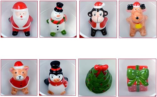 Miniatura 2 de Taza de café ZaH, 10 onzas, diseño con animal 3D en el fondo, Estándar, Santa Claus