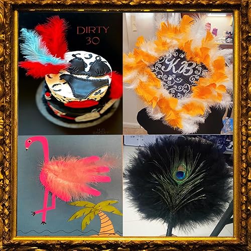 Miniatura 4 de 100 plumas de marabú de pavo mullidas gris plateado de 4 a 6 pulgadas para manualidades, atrapasueños, flecos, plumas de colores, material de atado