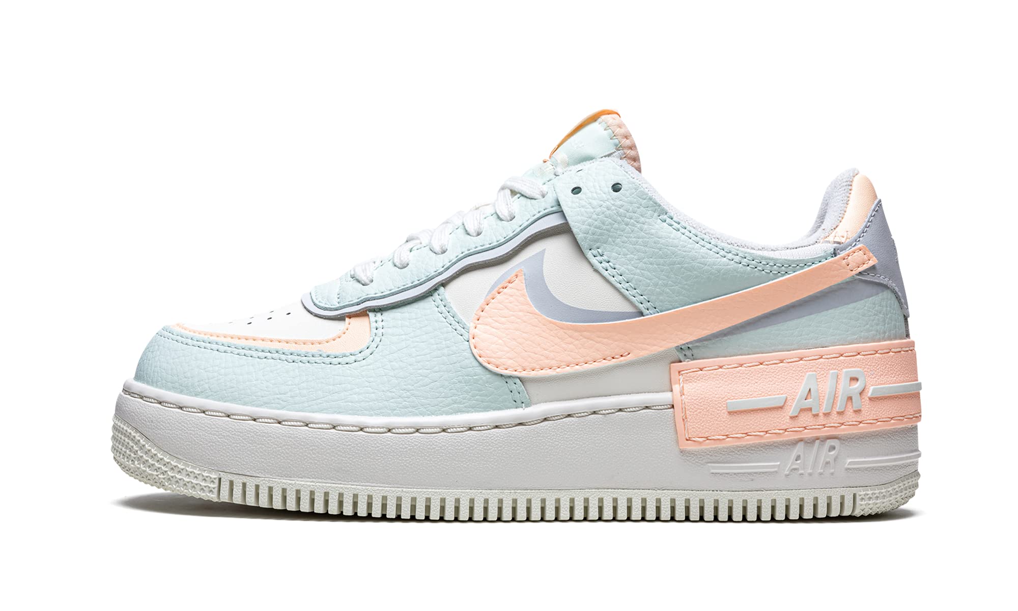 Nike Womens W AF1 Shadow CU8591 104 Barely Green/Crimson Tint - Size