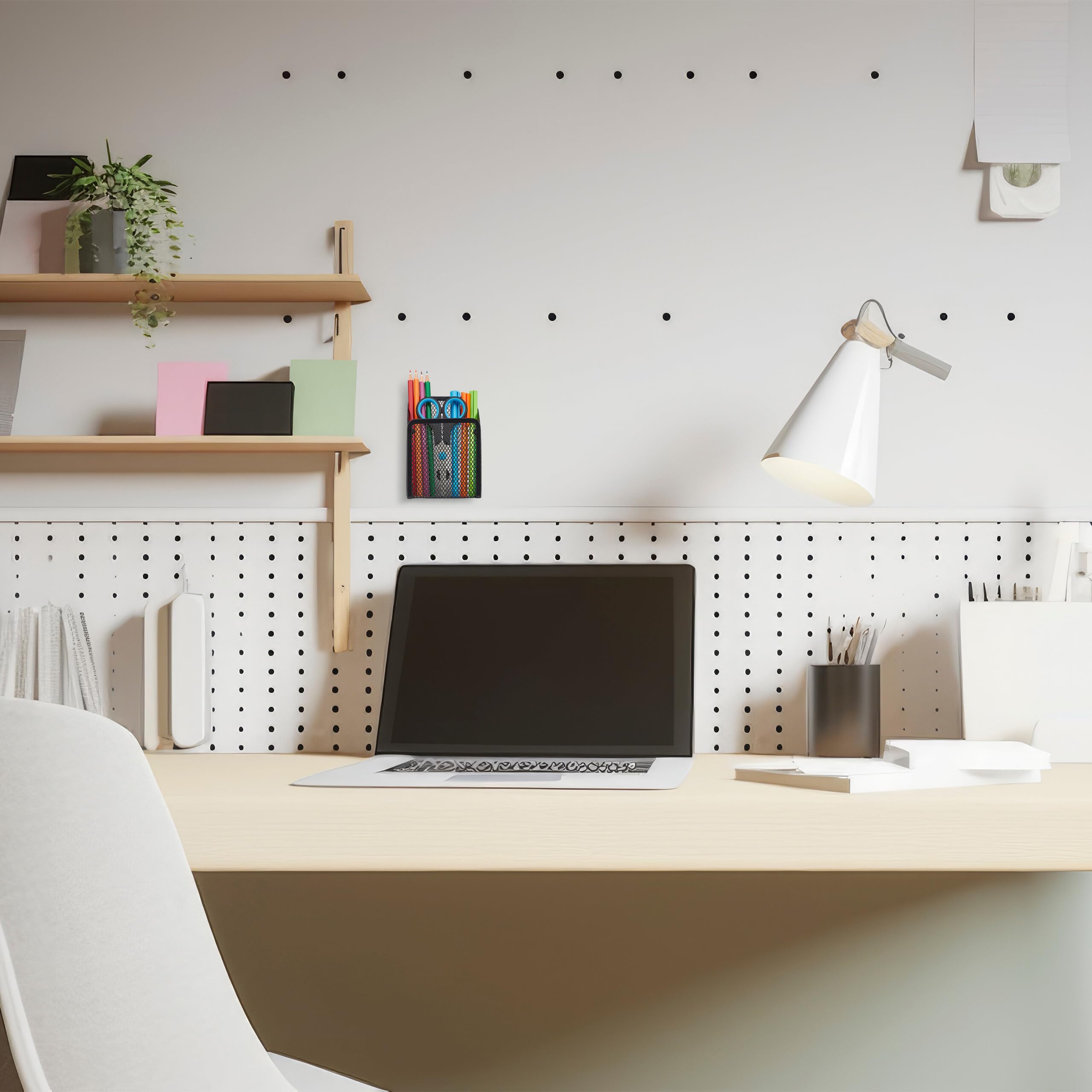 Portapenne In Bambù Relaxdays - 10 Scomparti, 23x9x9.5 Cm | Design Moderno, Per Scrivania Ufficio O Casa - Foto 13