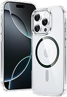Vista 230 de FNTCASE Funda para iPhone 15 Plus: Fundas magnéticas transparentes para teléfono con protector de pantalla compatible con Magsafe Slim Anti