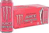 Monster Energy Juice Pipeline Punch, Energy + Juice, Energy Drink, 16 Ounce (Pack of 15)