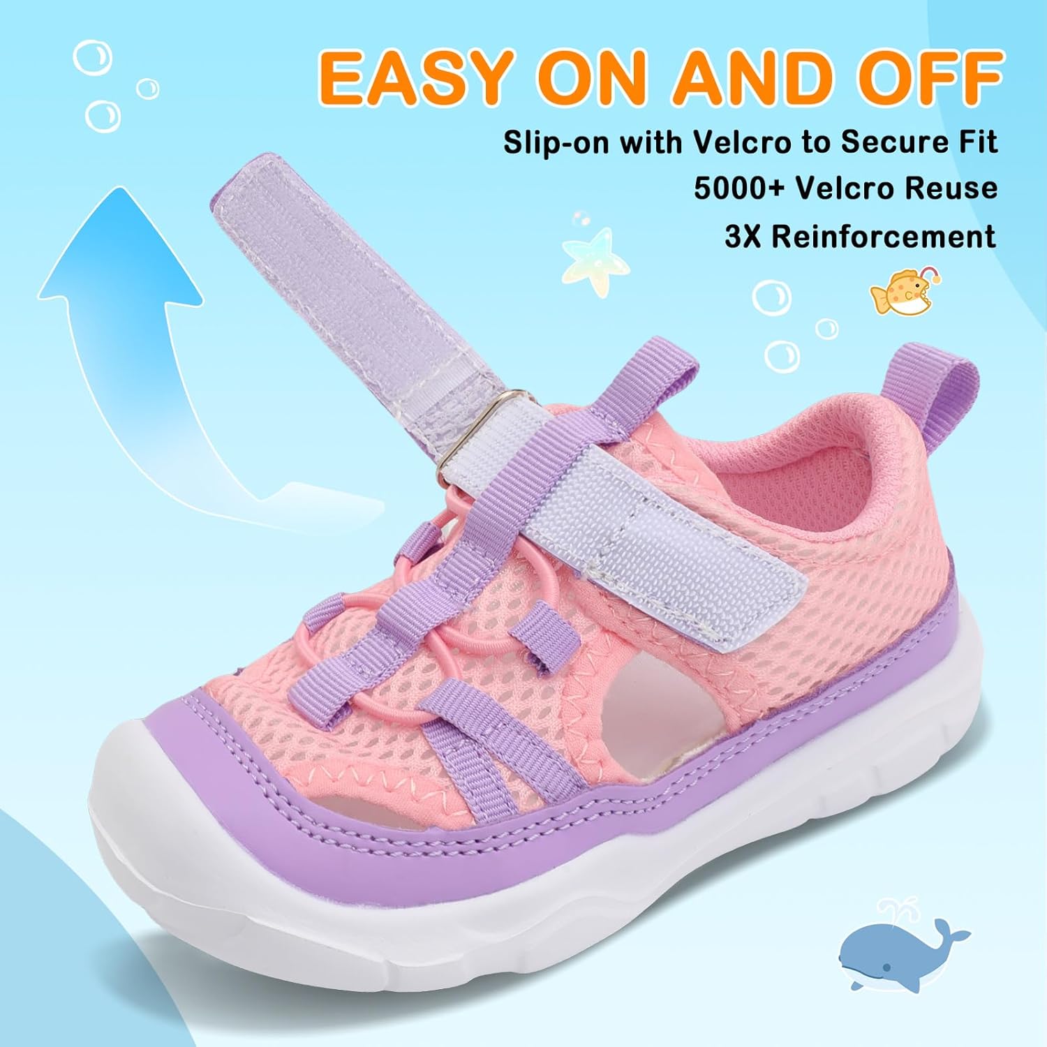 Scurtain Toddler Shoes Boys Girls Kids Sneaker Breathable Walking Shoes for Kids Boys Girls Toddler - Image 5