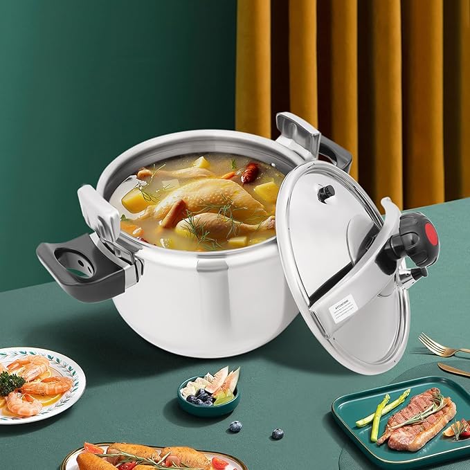 Olla a Presión de Acero Inoxidable 7L BYOIPLOI miniatura 2