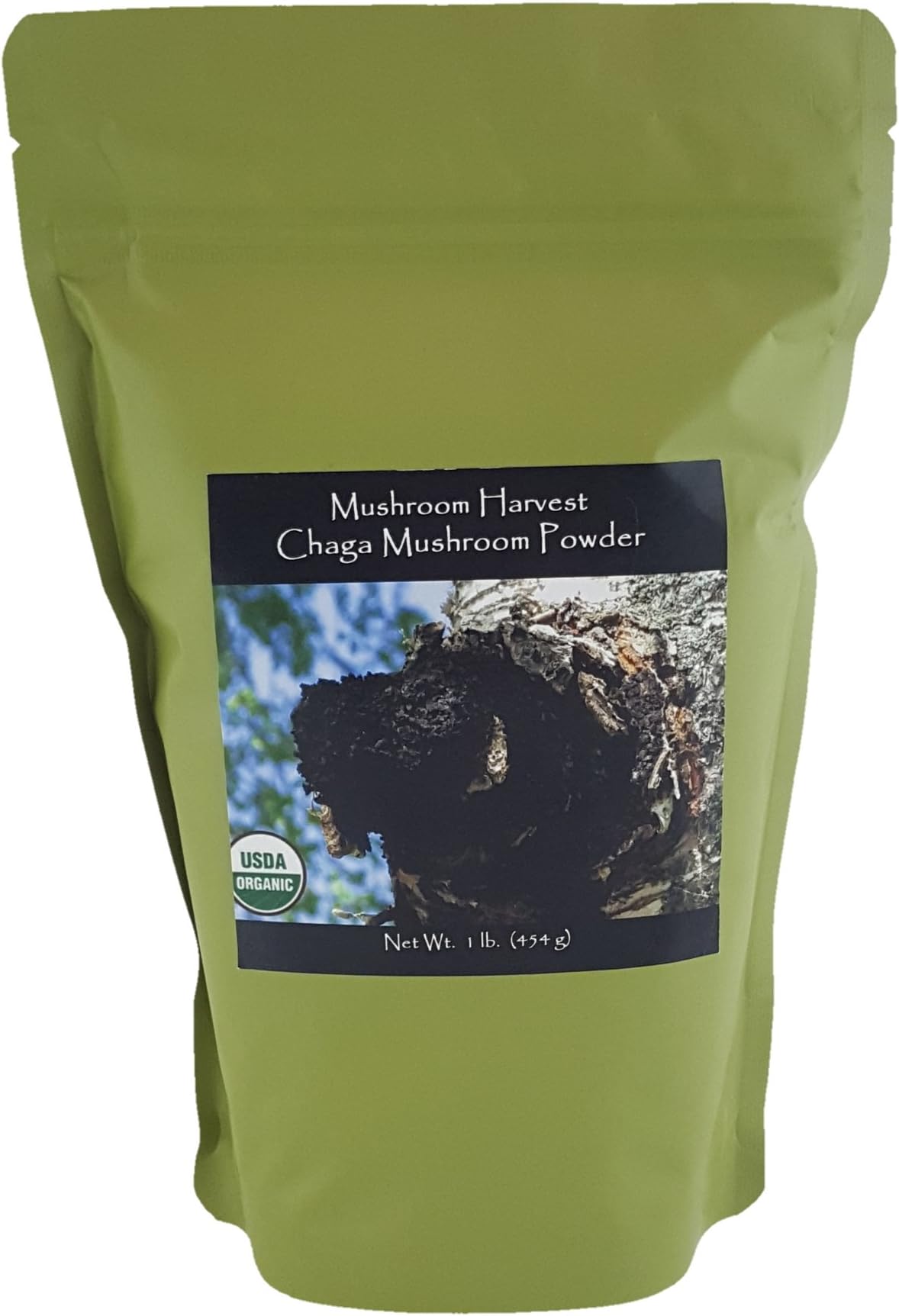 Chaga Mushroom Powder 1lb.Bulk * Certified Organic * Full Spectrum