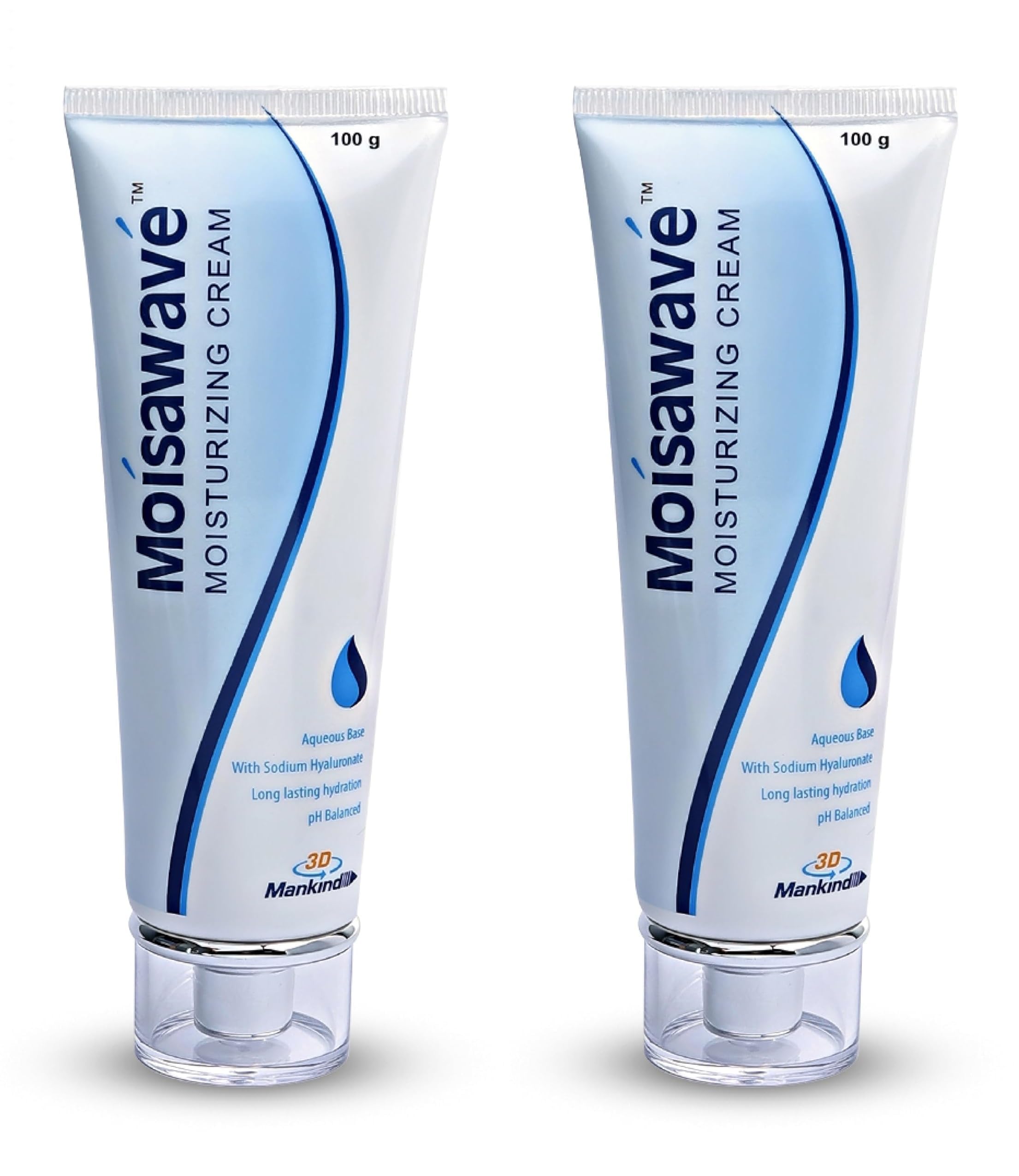 Moisawave Moisturizing Cream | For Face and Hands | Non Greasy formula | SLS & Paraben free | Suitable for all skin types | 100gm x Pack of 2-image-8