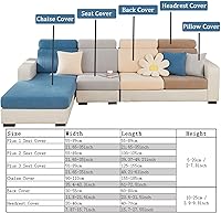 Vista 5 de Funda universal para sofá 2023, resistente al desgaste, fundas de cojín elásticas para sofá, fundas de sofá mágicas, protector de muebles