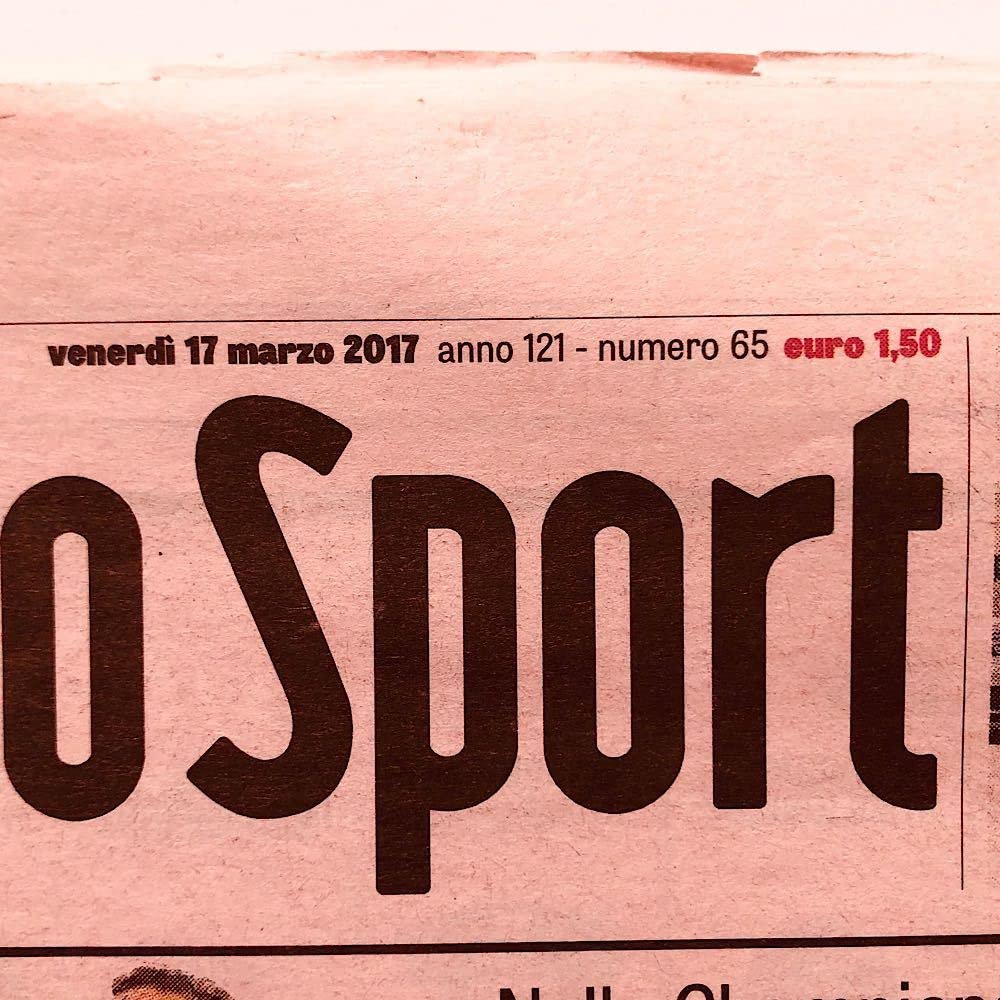 ガゼッタ・デッロ・スポルト MILAN DA RECORD ミラン ガゼッタ・デッロ